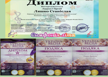 Вітаємо з перемогами у творчих конкурсах